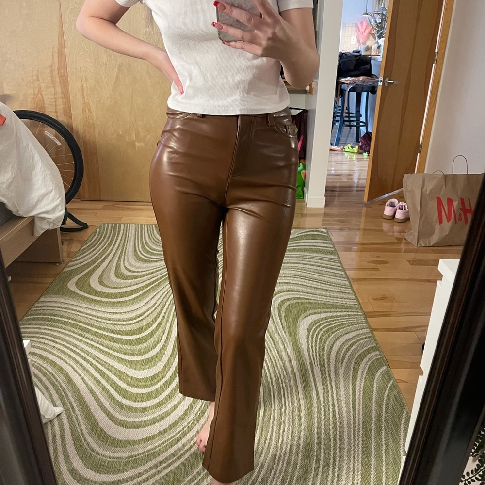 brand new leather pants